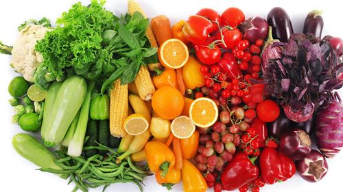 Colorful Fruits and Veggies